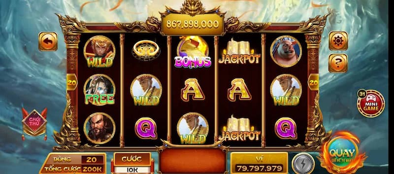 Nổ hũ Tây Du Thần Khí M8Win: Chinh phục tiệc bàn đào khủng 2 Nổ hũ Tây Du Thần M8 Win